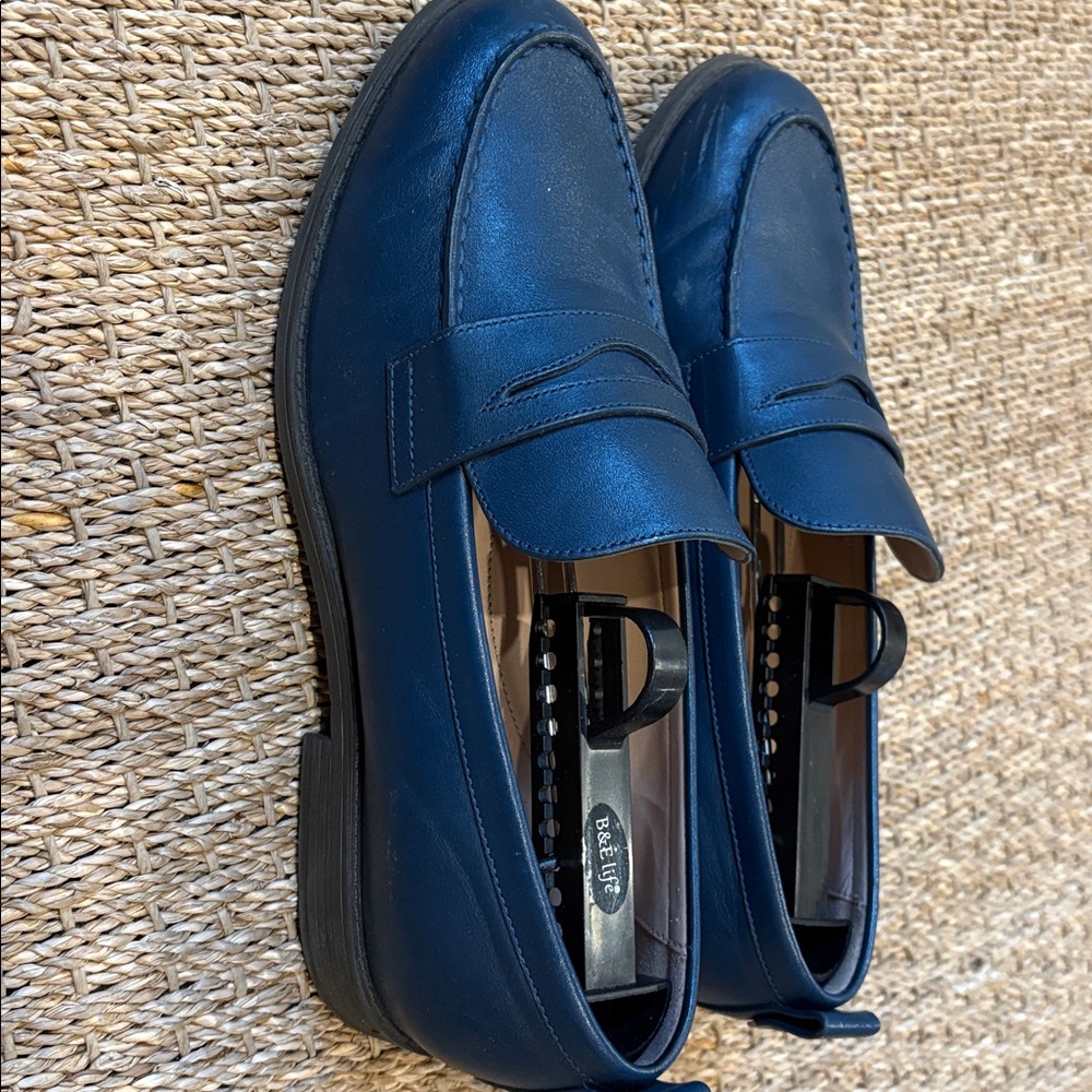 Cole Haan Women Dark Blue Loafers - Picture 5 of 9